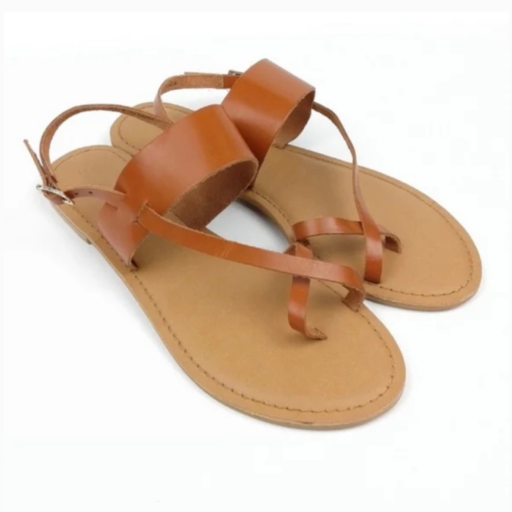 ❗️NWOT❗️ ASOS “Flisse” Leather Flat Sandals